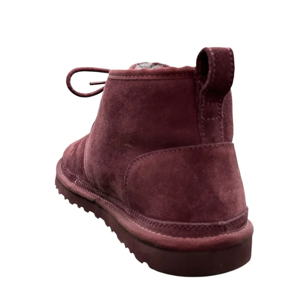UGG Men's Size 12 Neumel Classic Suede Lace Up Chukka Boot Shoes Wine